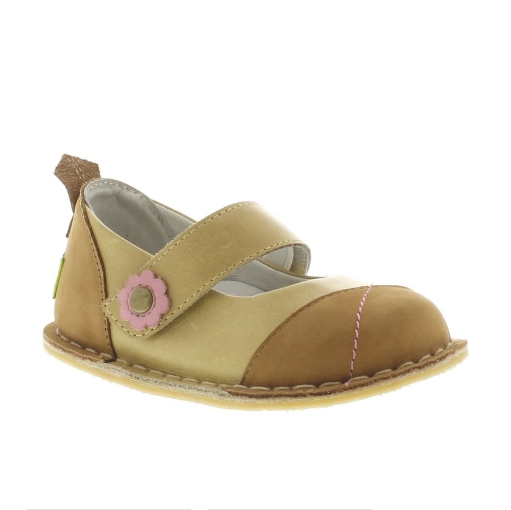 Pipit Toddler Jill Suede Shoes in Russet/Lt Caramel